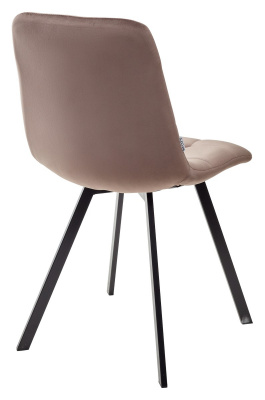 Стул CHILLI SQUARE BLUVEL-38 LATTE, велюр М-City