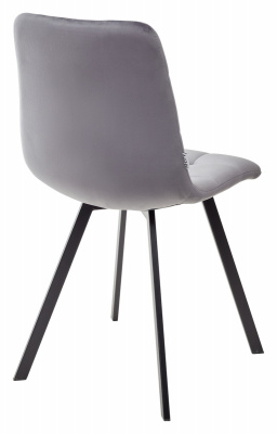 Стул CHILLI SQUARE BLUVEL-14 GREY, велюр М-City