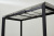 Стол CORNER 120 GLOSS STATUARIO WHITE SINTERED STONE / BLACK М-City