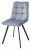 Стул CHILLI SQUARE BLUVEL-06 BLUE, велюр М-City