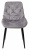 Стул VESTA PK6015-03 (VBP203) античный cеребристо-серый, велюр / черный каркас М-City