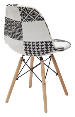 Стул MODERN-623C PATCHWORK-BW, ткань  М-City