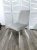 Стул DAIQUIRI BLUVEL-03 LIGHT GREY / белый каркас, велюр М-City