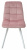 Стул CHILLI SQUARE G108-15 пепел розы/ белый каркас, велюр М-City