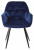Стул MALTA BLUVEL-86 NAVY BLUE, велюр M-City
