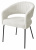 Стул SNUG WZ2042-01 молочный фактурный велюр/ черный каркас, M-City