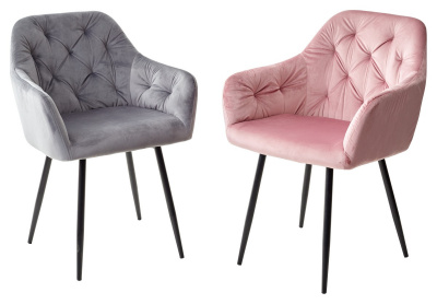 Стул PERU BLUVEL-52 PINK, велюр M-City