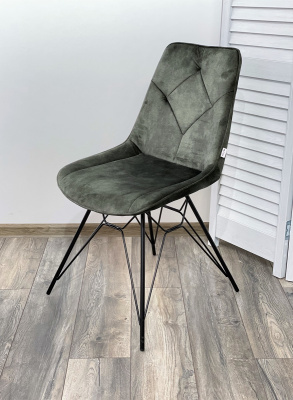 Стул MARBELLA PK6015-21 (VBP221) античный болотный, велюр М-City