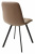 Стул CHILLI SQUARE HK017-31 серо-коричневый, PU/ черный каркас М-City