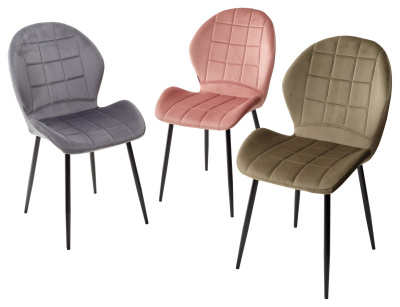Стул FLOWER BLUVEL-52 PINK, велюр М-City