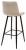 Барный стул LECCO UF910-01 LATTE, велюр(XS2694UF91001)