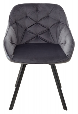 Стул GALE BLUVEL-14 GREY поворот.360 град., велюр М-City