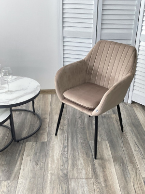 Стул ALABAMA BLUVEL-40 BEIGE, велюр М-City