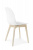 Стул ACADEMY W CS/1665, bch P02 beech/ pp P94 Matt Optic White