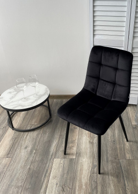 Стул CHILLI BLUVEL-19 BLACK, велюр М-City
