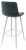 Барный стул LECCO UF910-14 DARK GREEN, велюр/белый каркас М-City