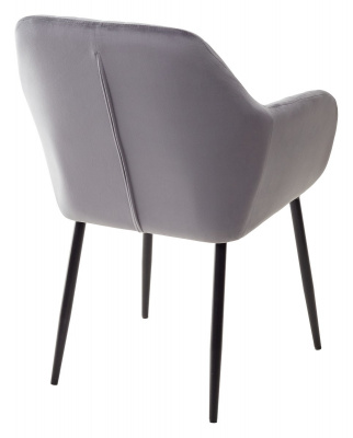 Стул ALABAMA BLUVEL-14 GREY, велюр М-City