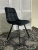 Стул CHILLI SQUARE BLUVEL-19 BLACK, велюр М-City