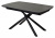 Стол RIVOLI 140 MATT GOLDEN BLACK SINTERED STONE/ BLACK М-City