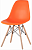 Стул (EAMES)[деревосид. пластик ОРАНЖЕВЫЙ