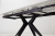 Стол FORIO 160 MATT WHITE MARBLE SINTERED STONE/ BLACK М-City