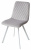 Стул DAIQUIRI BLUVEL-03 LIGHT GREY / белый каркас, велюр М-City