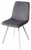 Фото: Стул DAIQUIRI BLUVEL-14 GREY / белый каркас, велюр М-City Стул DAIQUIRI BLUVEL-14 GREY / белый каркас, велюр М-City