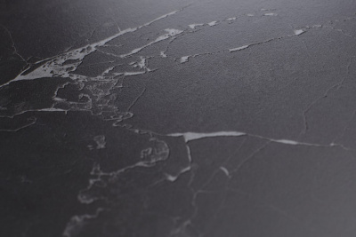 Стол RIVOLI 140 MATT BLACK MARBLE SINTERED STONE/ BLACK М-City