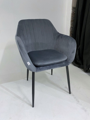 Стул ALABAMA BLUVEL-14 GREY, велюр М-City