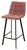 Фото: Полубарный стул CHILLI-QB SQUARE розовый #15, велюр / черный каркас (H=66cm) М-City Полубарный стул CHILLI-QB SQUARE розовый #15, велюр / черный каркас (H=66cm) М-City