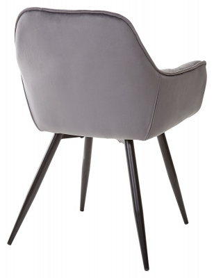 Стул MALTA BLUVEL-14 GREY, велюр M-City