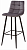 Барный стул LECCO UF910-05 DARK GREY, велюр