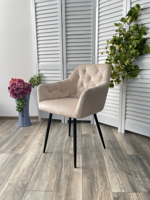 Стул PERU PK6015-06 BEIGE античный бежевый, велюр M-City