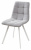 Стул CHILLI SQUARE UF860-02B серо-голубой, ткань/ белый каркас М-City