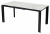 Стол CORNER 120 GLOSS STATUARIO WHITE SINTERED STONE / BLACK М-City
