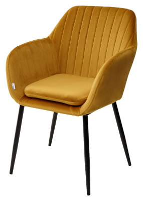Стул ALABAMA BLUVEL-68 YELLOW, велюр М-City