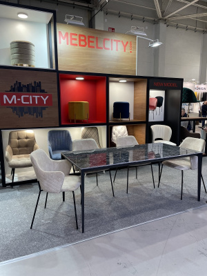 Стул AMARETTO VBP206 античный светло-бежевый/ черный каркас, М-City