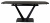 Стол ALATRI 120 MATT BLACK MARBLE SINTERED STONE / BLACK М-City