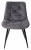 Стул MONACO UF910-05 DARK GREY, велюр/черный каркас M-City