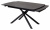 Стол RIVOLI 140 MATT BLACK MARBLE SINTERED STONE/ BLACK М-City