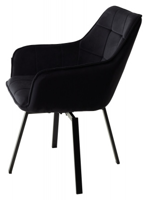 Стул MAVERICK BLUVEL-19 BLACK/ черный каркас, поворот.360 град. М-City