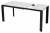 Стол CORNER 120 GLOSS STATUARIO WHITE SINTERED STONE / BLACK М-City