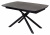 Стол RIVOLI 140 MATT BLACK MARBLE SINTERED STONE/ BLACK М-City