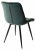 Стул MONACO UF910-14 DARK GREEN, велюр/черный каркас M-City