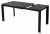 Стол CORNER 120 MATT BLACK MARBLE SINTERED STONE/ BLACK М-City