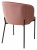 Стул DIANA BLUVEL-52 PINK, велюр/ черный каркас М-City