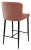 Полубарный стул ARTEMIS BLUVEL-52 PINK (H=65cm), велюр М-City
