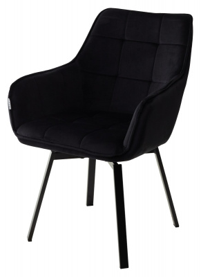 Стул MAVERICK BLUVEL-19 BLACK/ черный каркас, поворот.360 град. М-City
