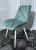 Стул MONACO UF910-15 LIGHT GREEN, велюр/белый каркас M-City