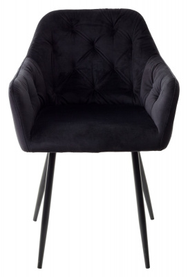 Стул PERU BLUVEL-19 BLACK, велюр M-City